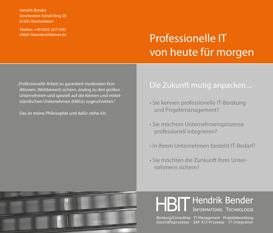 HBIT-Hendrik Bender Informationstechnologie